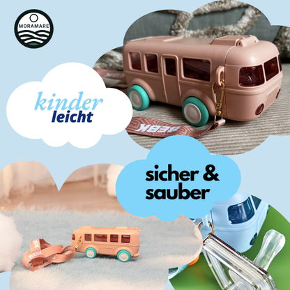 AquaBussino - Trinkflasche für Kinder