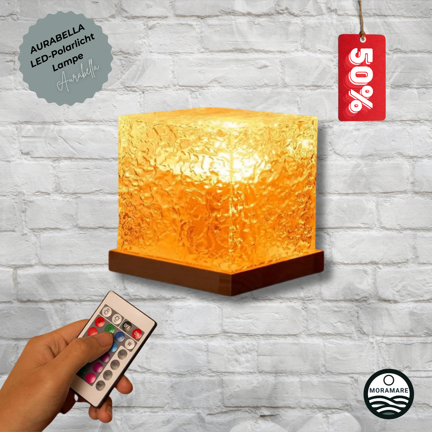 AURABELLA - LED-Polarlicht Lampe