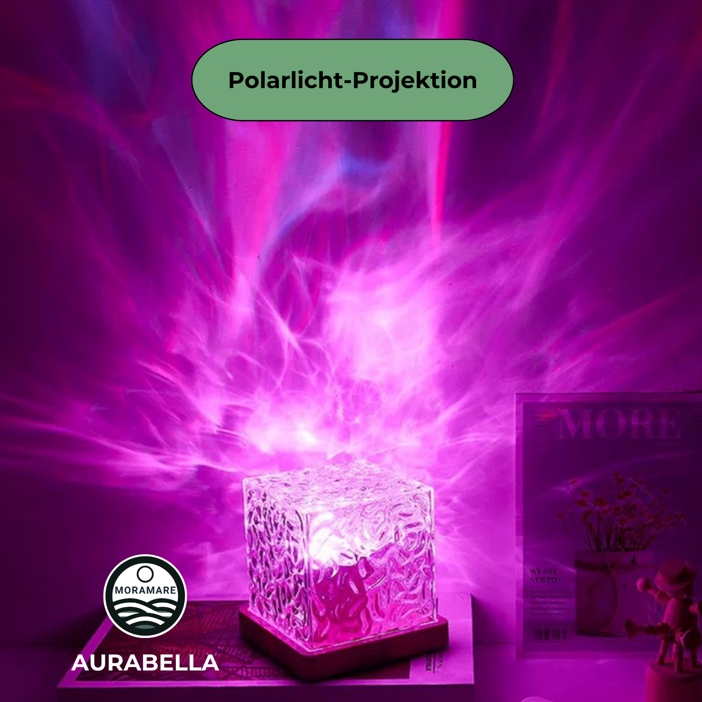 AURABELLA - LED-Polarlicht Lampe