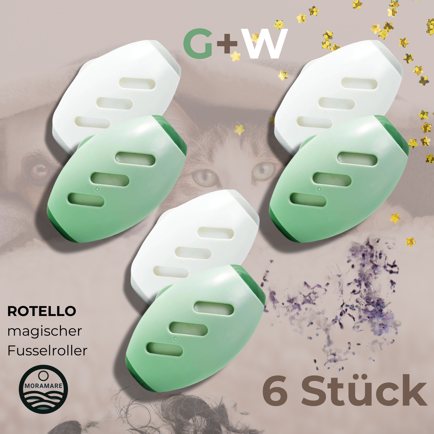 ROTELLO - Wiederverwendbarer Fusselroller