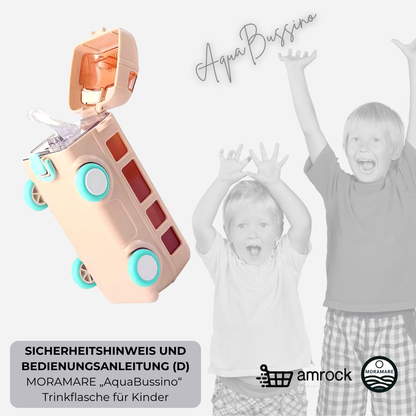 AquaBussino - Trinkflasche für Kinder