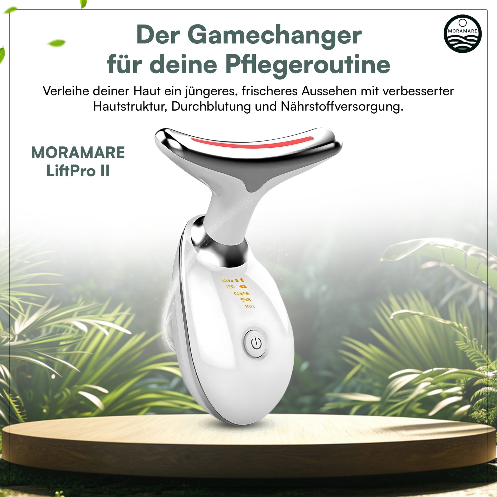 LiftPro II - EMS - LED-Photonentherapie-Massagegert MORAMARE LiftPro II - EMS - LED-Photonentherapie-Massagegert MORAMARE